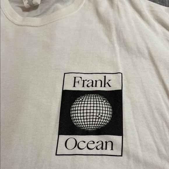 Frank Ocean Fyf fest Gildan White Short Sleeve Tee with Graphic - Picture 3 of 3